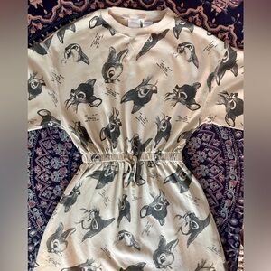 Zara +Disney Animal Print Dress